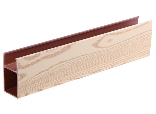 Ekologiczne wewnętrzne puste kwadratowe rury PVC Kolumna Drewno Plastik Drewno WPC Rura do przegrody