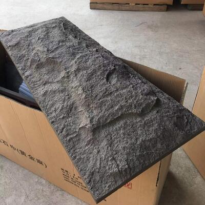 Nowoczesny design panel ścienny z kamienia PU, pianka PVC, sztuczny kamień do wnętrz i na zewnątrz, funkcja wodoodporna, dekoracyjny typ płyty