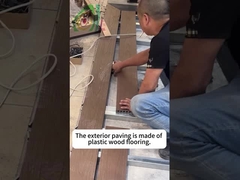 Włókna z WPC na zewnątrz