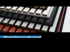 Akustyczny panel ścienny z drewna